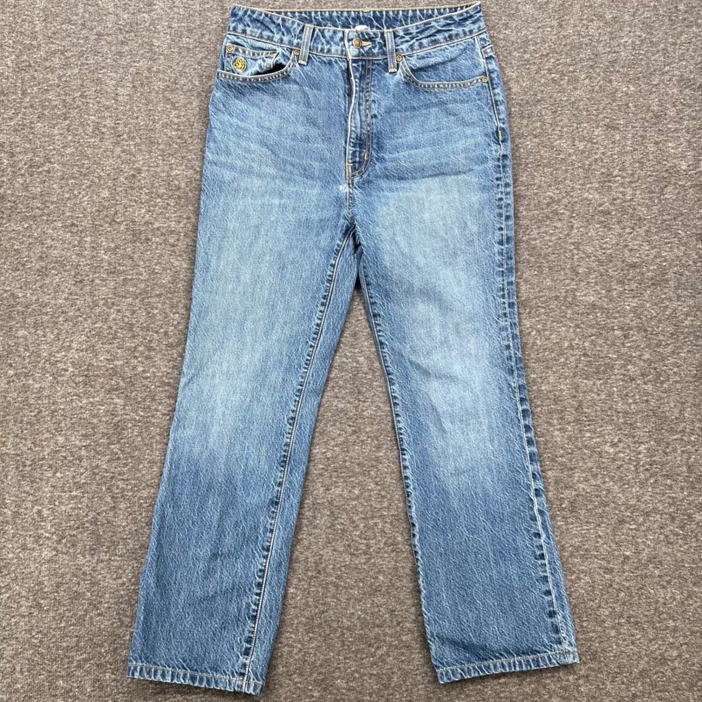 Schaefer Outfitter Katy Jean Womens‎ 29 R Medium Wash High Rise Straight Leg USA